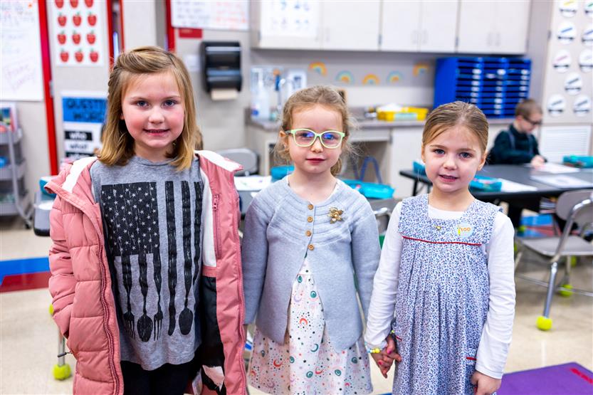 Students celebrate the 100th day of school